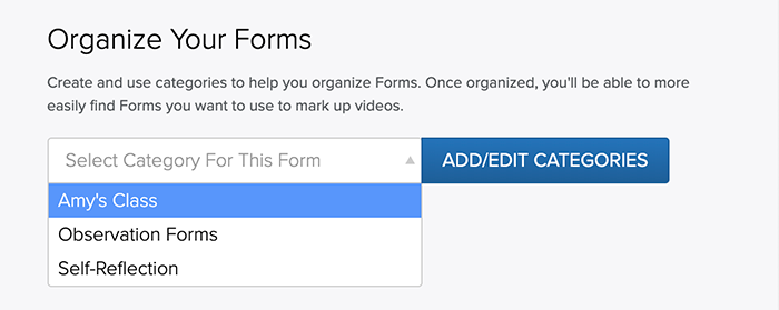 Select a Form Category Select a Form Category