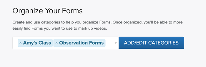Select Multiple Form Categories Select Multiple Form Categories